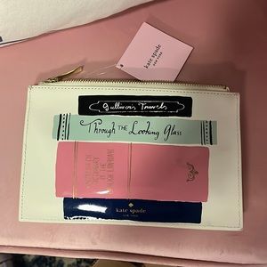 kate spade stack of classics pencil pouch NWT